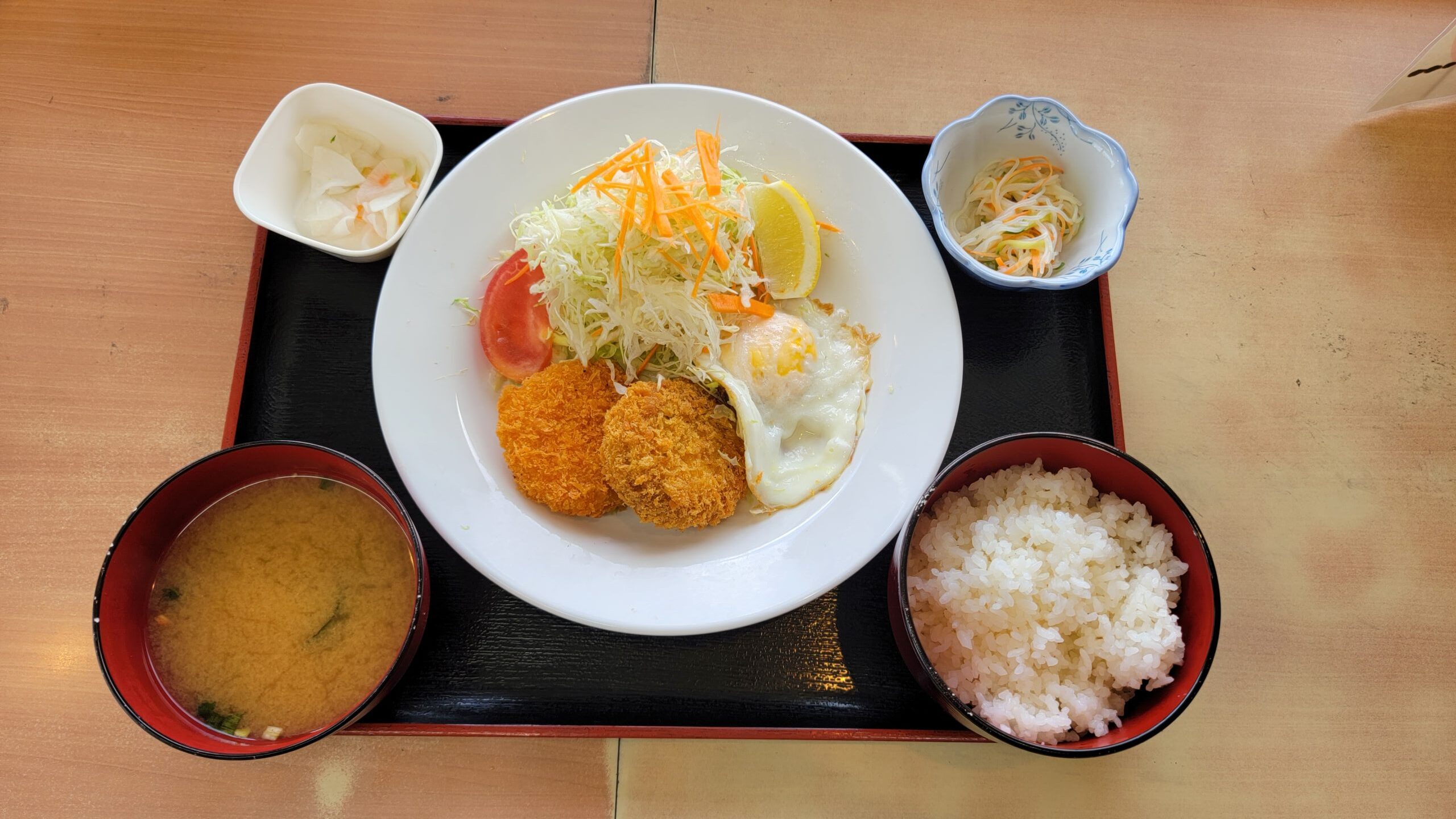 メンチカツ定食580